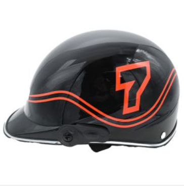 [CAS-CH-K021-XL] CASCO CACHUCHA ADULTO LUKY BLACK TALLA XL