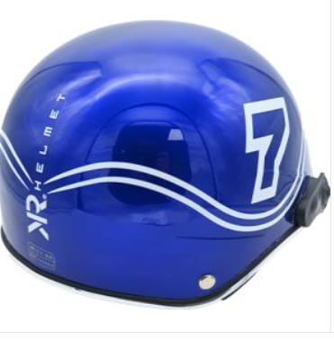 [CAS-CH-K022-L] CASCO CACHUCHA ADULTO LUKY BLUE TALLA L
