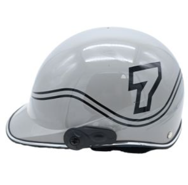 [CAS-CH-K020-XL] CASCO CACHUCHA ADULTO LUKY SILVER TALLA XL