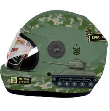 [CAS-INF-K2008] CASCO CERRADO INFANTIL C/LUZ SPECIAL FORCE BRILLANTE SPECIAL FORCE