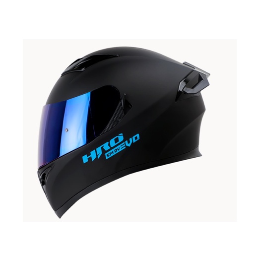 [H514EVSOAZ-L] CASCO HRO 514 EVO SOLID INTEGRAL NEGRO AZUL (L)