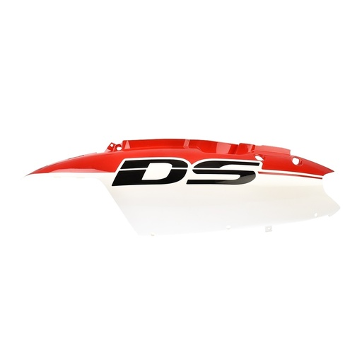 [F13012118] CUBIERTA COLA IZQ BLANCO ROJO DS150