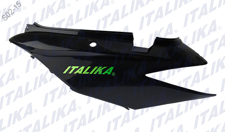 [F13011208] CUBIERTA COLA IZQ NEGRO VERDE VGO 125