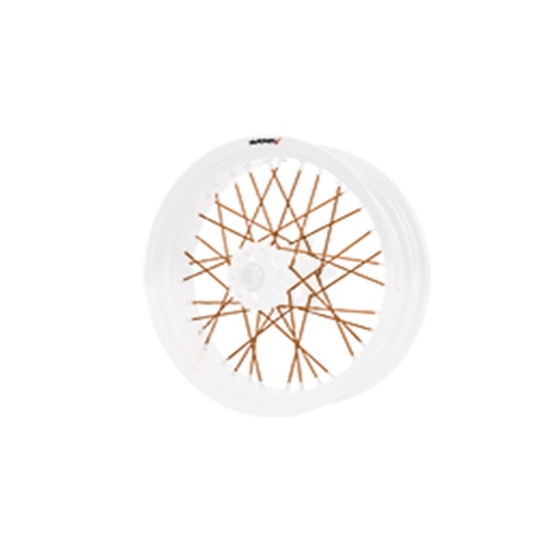 [RS-CRA-11002O] CUBIERTA DE RAYOS DE 185MM 36 PIEZAS COLOR NARANJA