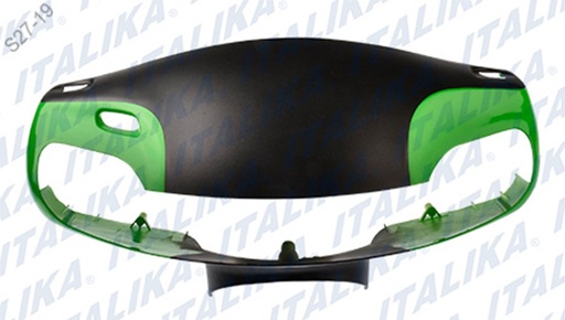 [F13012113] CUBIERTA FR MANUBRIO NEGRO VERDE DS125