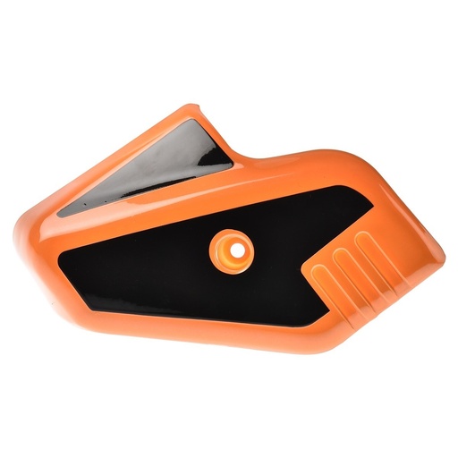 [F13012098] CUBIERTA HORQUILLA IZQ NARANJA NEGRO DS125