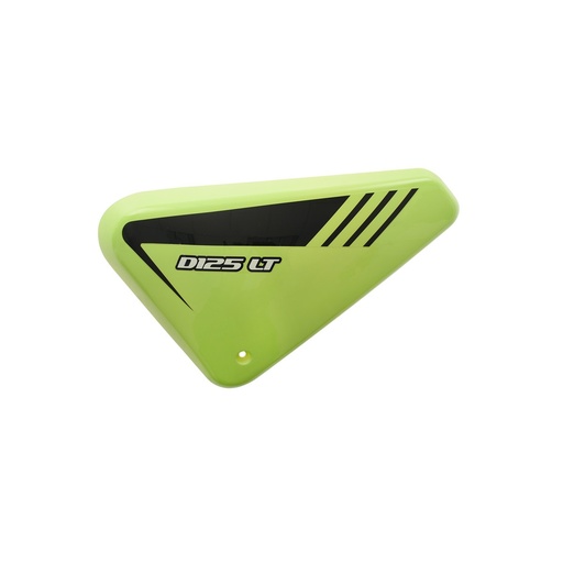 [F13012992] CUBIERTA LAT IZQ VERDE LIMA NEGRO D125 LT