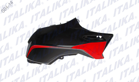 [F13010973] CUBIERTA TANQUE DER NEGRO ROJO 250Z