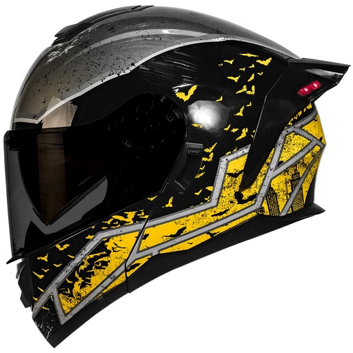 [7502305896430] DC CASCO ZERO BATMAN AMARILLO M