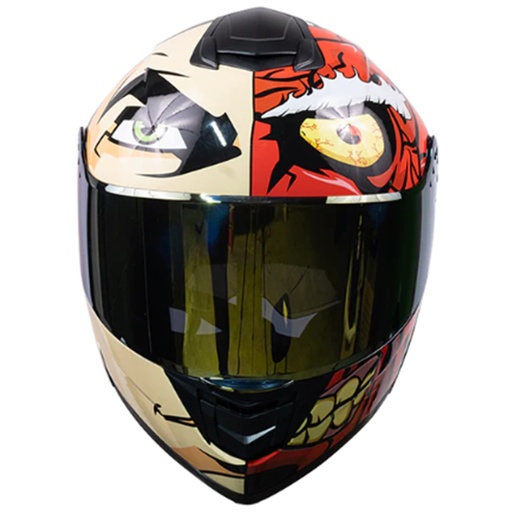 [7502305897123] DC CASCO ZERO TWO FACES ROJO L