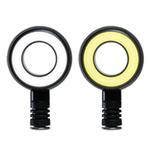 [RS-DIR-0061Y-W] DIRECCIONAL  LED TIPO RUEDA AMAR-BLANCO UNIVERSAL