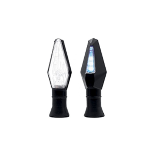 [RS-DIR-0010W] DIRECCIONAL LED DUO TIPO ROMBO BLANCO UNIVERSAL