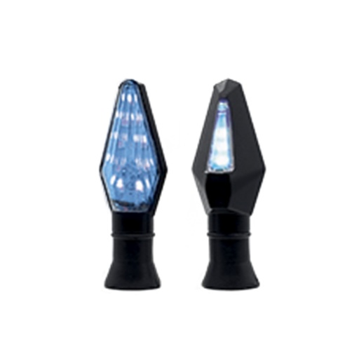 [RS-DIR-0010BU] DIRECCIONAL LED DUO TIPO ROMBO UNIVERSAL (AZUL)