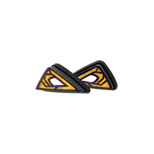 [RS-DIR-0026Y-W] DIRECCIONAL LED NEON TIPO ESPACIAL UNIVERSAL (AMARILLO-BLANCO)