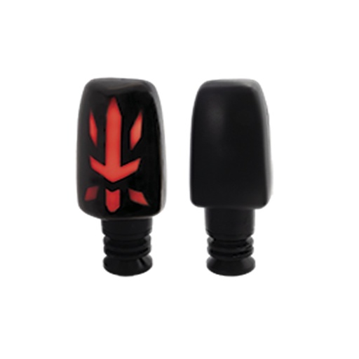 [RS-DIR-0059Y-R] DIRECCIONAL LED SECUENCIAL TIPO CARRERA  UNIVERSAL (AMARILLO-ROJO)