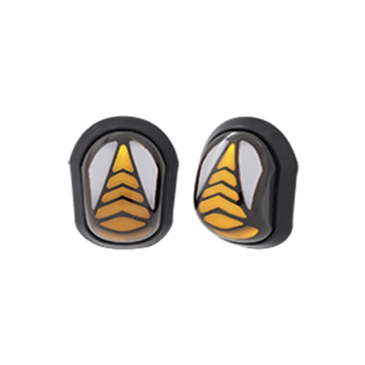 [RS-DIR-0027Y-W] DIRECCIONAL LED SECUENCIAL TIPO SERPIENTE UNIVERSAL (AMARILLO-BLANCO)