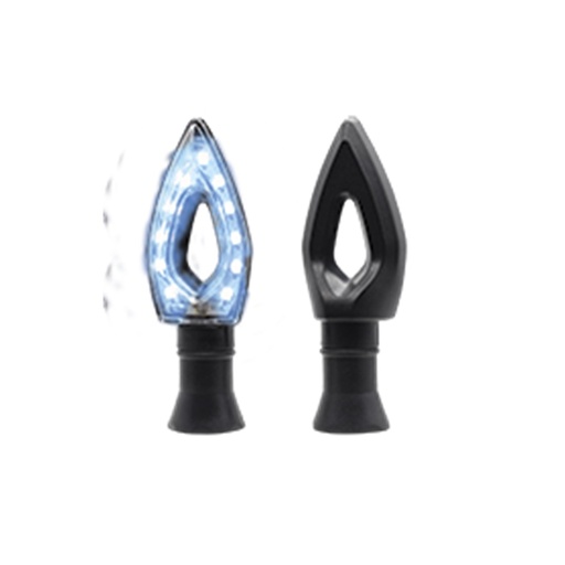 [RS-DIR-0002BU] DIRECCIONAL LED TIPO FLECHA AZUL UNIVERSAL