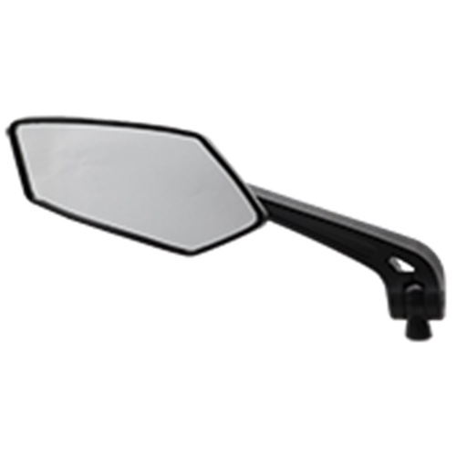[RS-ESP-7003BK] ESPEJO DEPORTIVO MODERNO ADAPTADOR 8-10MM COLOR NEGRO