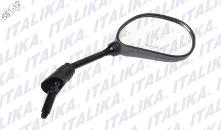 [F10010124] ESPEJO DER NEGRO CON LOGO AT110