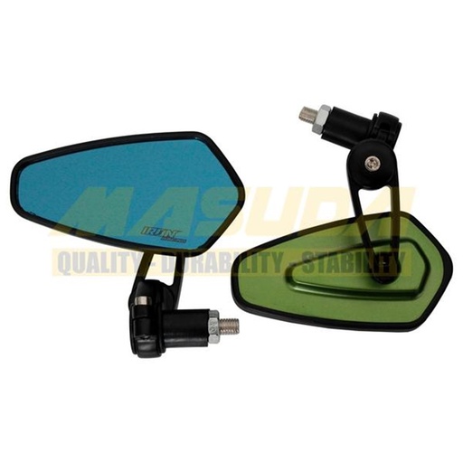 [ESP-4213-0104V] ESPEJO P/MOTO IRON RACING AMERICA VERDE