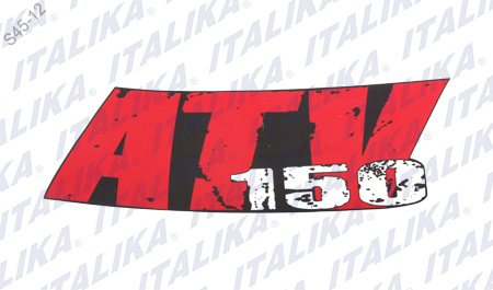 [F13020007] ETIQUETA ATV150 ATV150-II, ATV150-II CON REVERSA