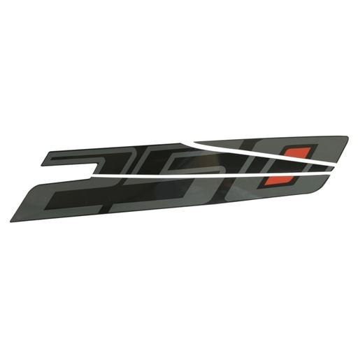 [F13020473] ETIQUETA CUBIERTA TANQUE DEC DER, 250Z
