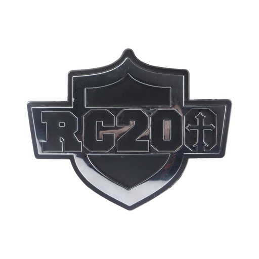[F17060009] ETIQUETA RC200 TANQUE COMBUSTIBLE DER RC200 NEGRA