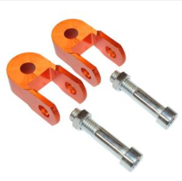 [EXT-002] EXTENSION PARA AMORTIGUADOR NARANJA .