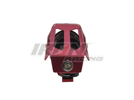 [FOB-3216-1655] FARO AUXILIAR HYPER LEDS LUPA P/MOTOCICLETA C/OJO DE DIABLO ROJO Y DE ANGEL AZUL  W 6000K 2000L A.