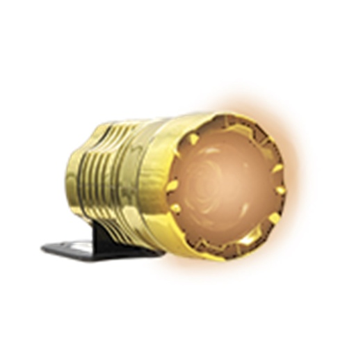 [RS-LED-13018O] FARO AUXILIAR LED LUZ NARANJA TRASERO O DELANTERO FIJA 1 LED