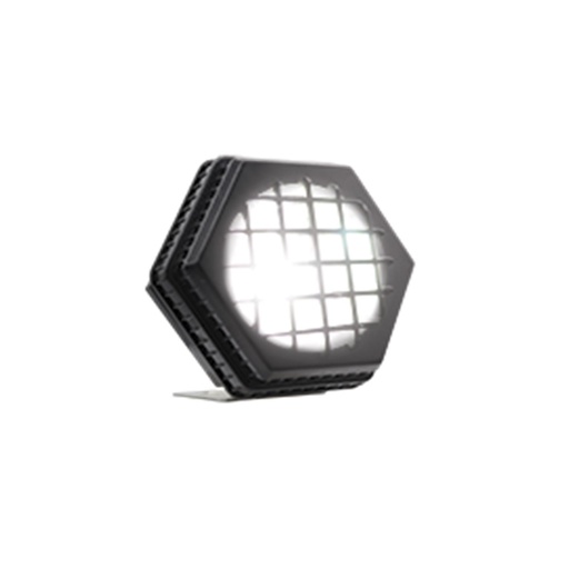 [RS-LED-13068W] FARO CON REJILLAS LED LUZ BLANCA ALTA, BAJA Y ESTROBO