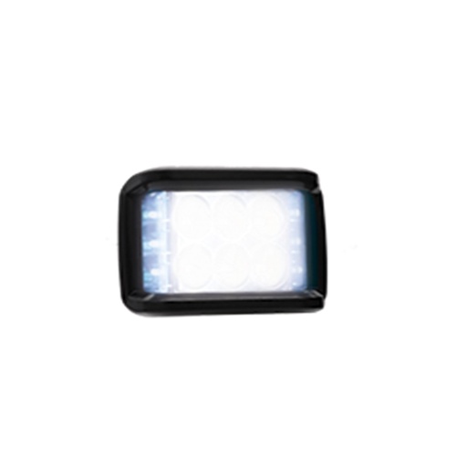 [RS-LED-13025W-RBU] FARO CUADRADO 6 LED CON LUZ ALTA, BAJA Y ESTROBO