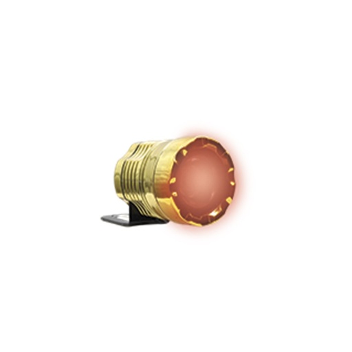 [RS-LED-13018R] FARO LED AUXILIAR LUZ ROJA TRASERO O DELANTERO FIJA 1 LED