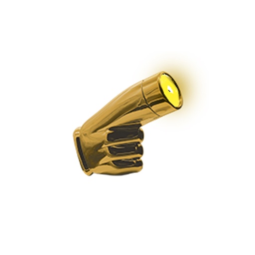 [RS-LED-13019Y] FARO LED AUXILIAR TIPO DEDO TRASERO O DELANTERO LUZ FIJA 1 LED  (AMARILLO)