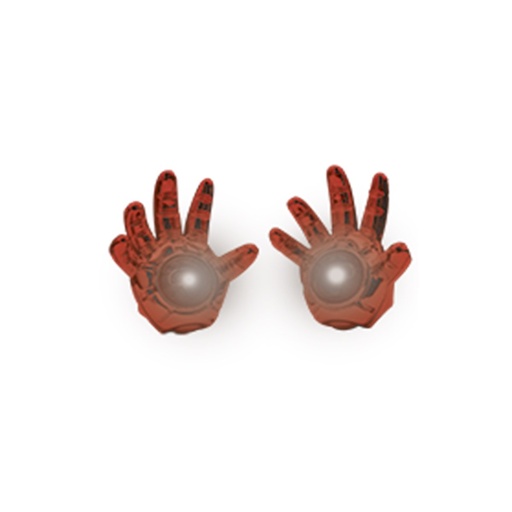 [RS-LED-13072R] FARO LED DECORATIVO EN FORMA DE MANO CON ESTROBO ROJO