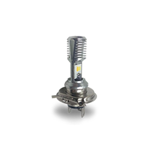 [RS-FDEL-5023S-Y-W] FOCO DE FARO LED H4 2 COLORES BLANCO AMARILLO CARCASA PLATA