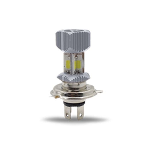 [RS-FDEL-5030S-W] FOCO DE FARO LED H4 8 LADOS (PLATA)