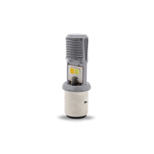 [RS-FDEL-5022S-Y-W] FOCO DE FARO LED MEDIA VUELTA 2 COLORES BLANCO AMARILLO CARCASA DORADA