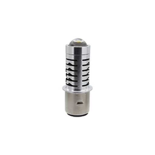 [RS-FDEL-5014BU-Y-W] FOCO DE FARO MEDIA VUELTA CON LUPA HIPER LED AMARILLO Y BLANCO CON VELA AZUL 5014 Y-W