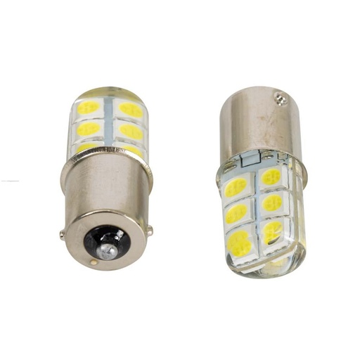 [3214-1016] FOCO DIRECCIONAL BA15S 12V LED BLANCO (BLISTER C/2)