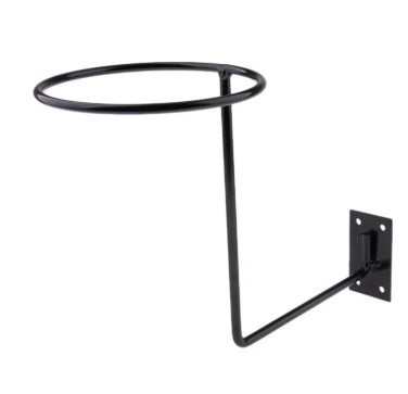 [CAS-7111-0501] GANCHO EXHIBIDOR PARA CASCO EN PANEL RANURADO UNIVERSAL NEGRO