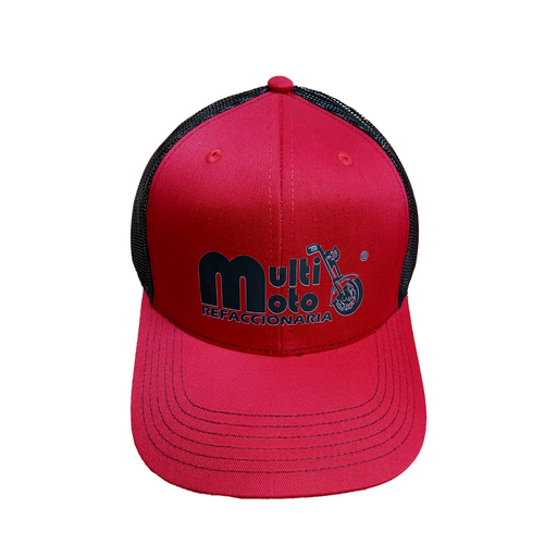 [MULTI-GORR] GORRA ROJA DE MALLA ESTAMPADA