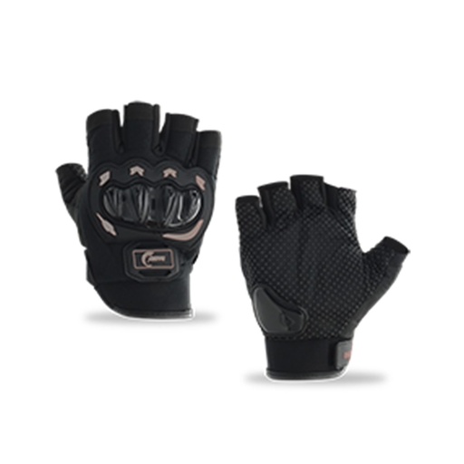 [RS-GUA-17002GR-L] GUANTE MEDIO DEDO CON PROTECCION (L, GRIS)