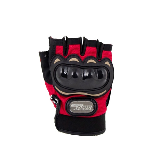 [GUA-7107-0200A] GUANTE P/ MOTOCICLISTA IRON RACING COOL-MAN ROJO TALLA M