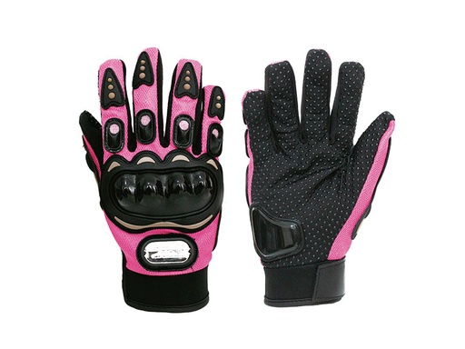 [GUA-7107-0053B] GUANTE P/ MOTOCICLISTA IRON RACING STREET ROSA TALLA S