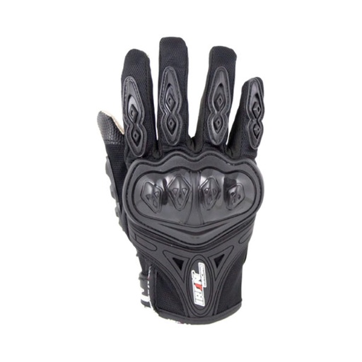 [GUA-7107-0012D] GUANTE P/MOTOCICLISTA IRON RACING TACTIL TOUCH NAVEGADOR NEGRO TALLA XXL
