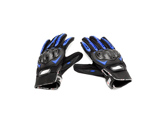 [GUA-7107-0021B] GUANTE P/MOTOCICLISTA IRON RACING TACTIL TOUCH PHOENIX AZUL TALLA L