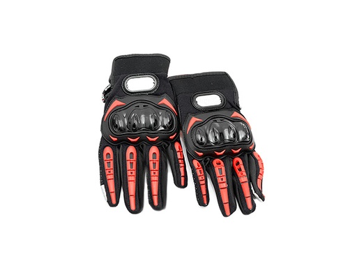 [GUA-7107-0020B] GUANTE P/MOTOCICLISTA IRON RACING TACTIL TOUCH PHOENIX ROJO TALLA L