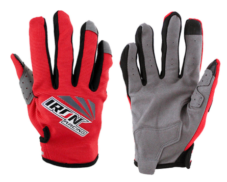 [GUA-7107-0061A] GUANTE P/MOTOCICLISTA IRON RACING VERANO ROJO TALLA S