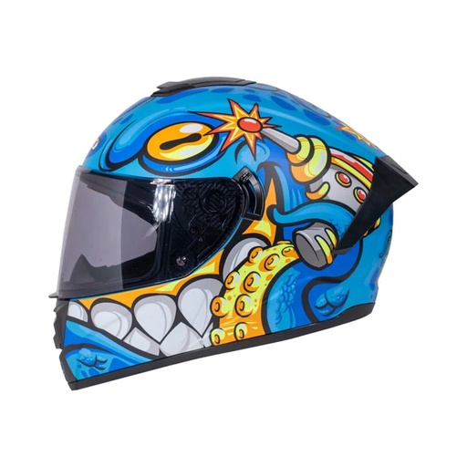 [HRO-518SPINV-AZAMA-L] HRO 518SPACE_INVADER AZUL AMARILLO (L)